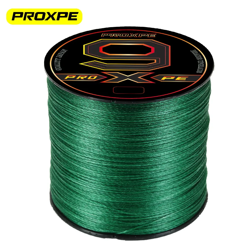 PROXPE Braided Fishing Line X9 100/300/500/1000m Multifilament PE Wire All For  MaxDrag 100LB For Saltwater Sea  Accessories