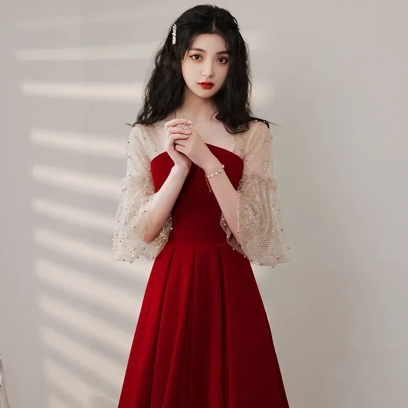 

Long Dresses For Special Events Elegant And Pretty Women's Dresses Women Party Wedding Evening Performance Evening customized