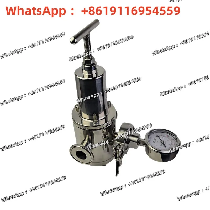 Sanitary Flange Pressure Reducing Valve OY-84F with Pressure Gauge Pressure Regulator Quality Assurance