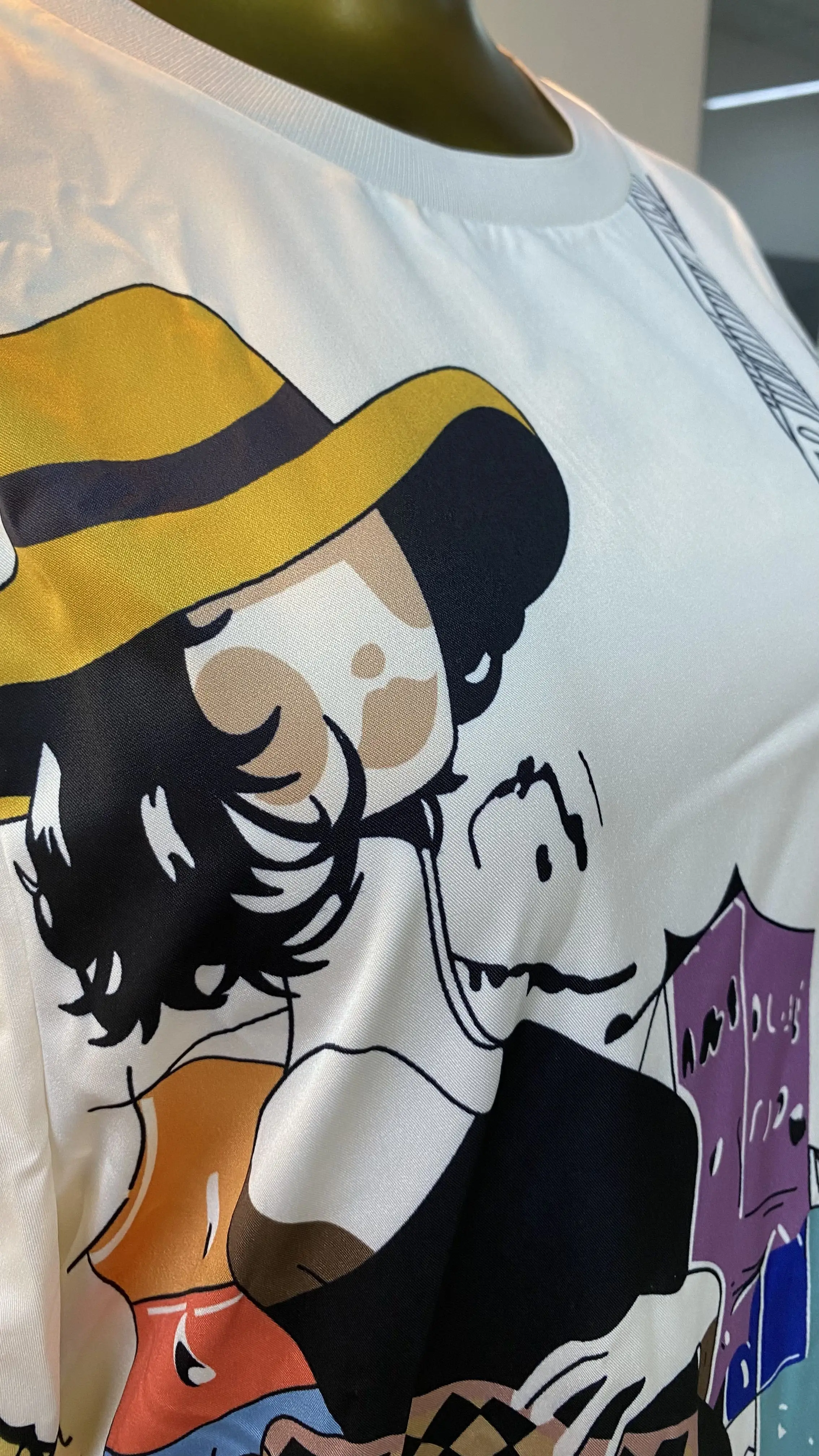 유니섹스 반팔 티셔츠 여름 2025 신상 브랜드 트렌디 아이스 실크 반팔 면 티셔츠 탑스-GZMM529