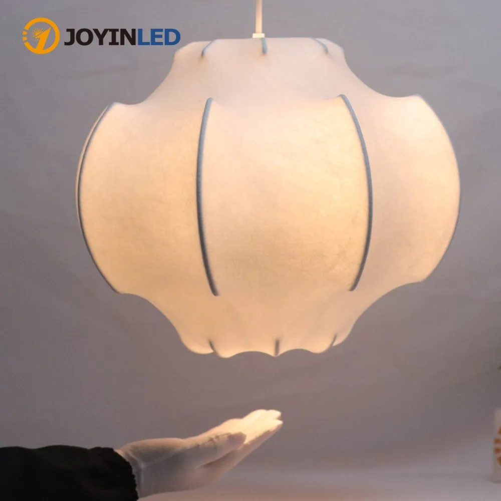 

Потолочный светильник JOYINLED в винтажном стиле из шелка, роскошный, в стиле постмодерн, для гостиной, спальни, ресторана, столовой