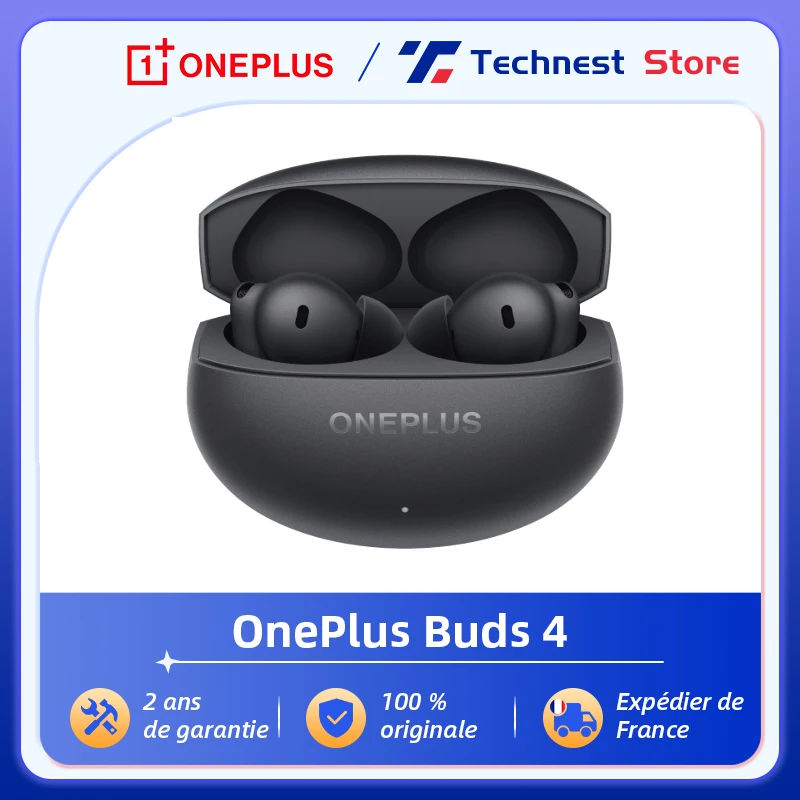 Original OnePlus Buds 4 rduction de bruit sans fil Active Bluetooth Endphone intra-auriculaire qualit sonore phare tanche  l'eau
