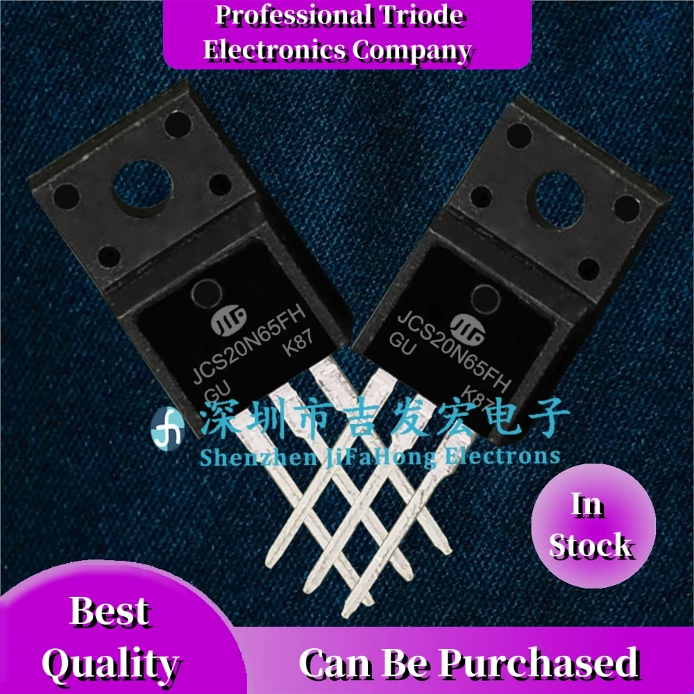 10 pièces JCS20N65FH TO-220F MOS 20A 650V en Stock peuvent être achetées
