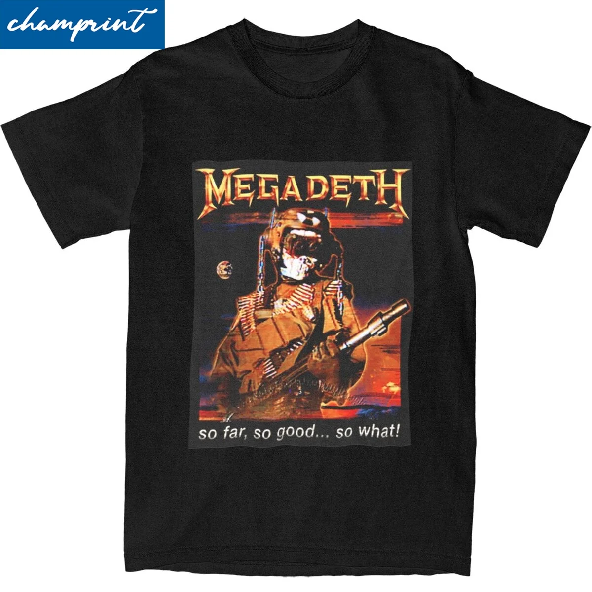 Megadeths T Shirts Men Women 100% Cotton Funny T-Shirt O Neck Tee Shirt Short Sleeve Tops Big Size