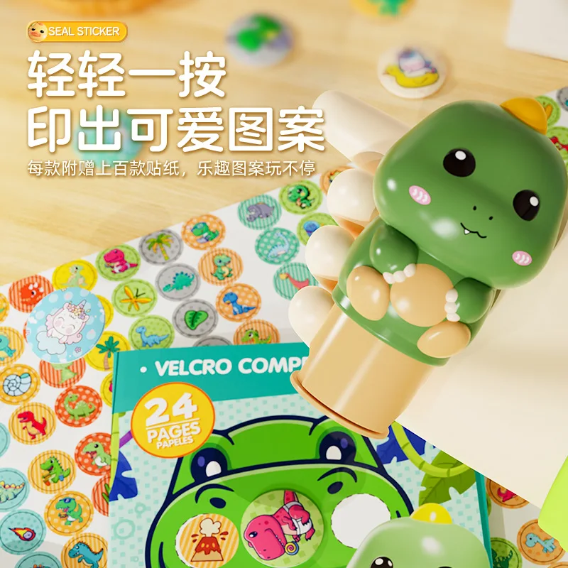 100 Uds sellos de animales para niños, sellos autoentintados regalo de cumpleaños, recuerdos de fiesta, sellos para profesores premios recompensas libro de imágenes de Carnaval