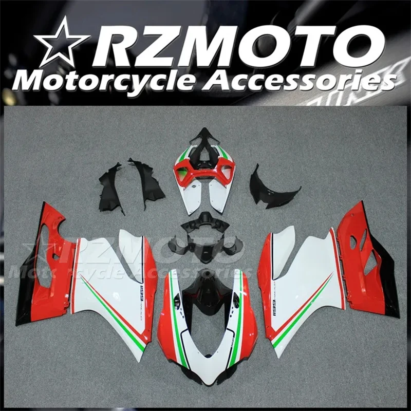 4Gifts New ABS Motorcycle Fairings kit Fit For Ducati 899 1199 panigale 1199S 2012 2013 2014 2015 Custom Red Green + Tank Cover