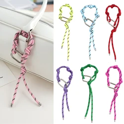 New Fashion Nylon Handmade Rope Couple Style Feet And Hand Chian Vintage Keychain Bag Pendant Decoration With Free Key Buckle