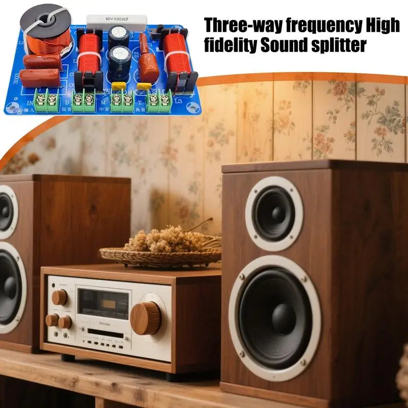 3 طريقة كروس مكبر صوت محمول مكبر الصوت كروس متعدد الاتجاهات المدمجة عالية الإخراج مقسم التردد لصيانة الإصلاح