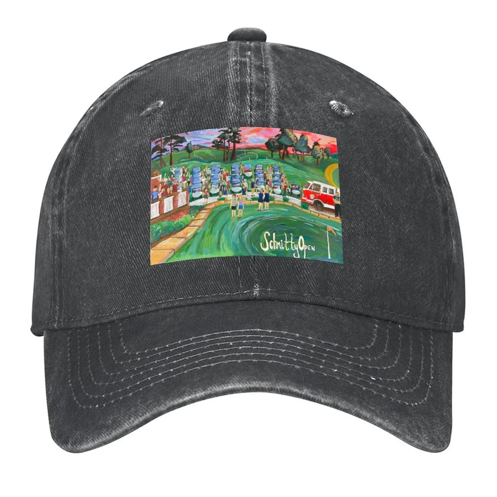 

Schmitty Open 2022 Baseball Cap black Trucker Cap fashionable Brand Man cap Caps Male Women's