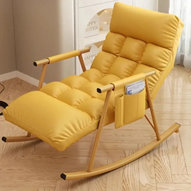 

Armrest Support Chairs Yellow Nordic Party Living Room Recliner Chairs Office Comfy Sedie Da Soggiorno Bedroom Furniture