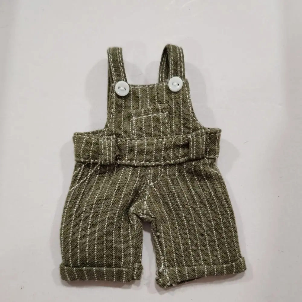 Barboteuse faite à la main pour poupée en coton de 10cm, pantalon en jean, tenues, vêtements de poupée, accessoires de jouet pour enfants