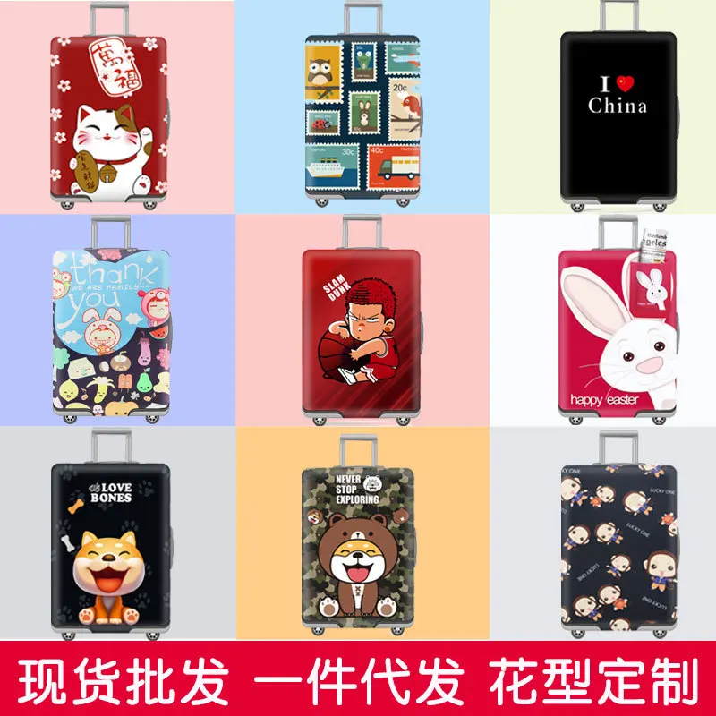 

Luggage Cover Elastic Travel Trolley Suitcase Protective Baggage Cover Cartoon Suitcase Cover Child Cartoon Travel Accessories