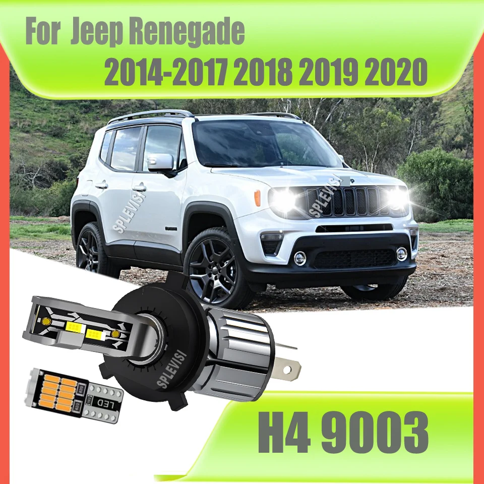 

LED Powerful Car Headlight Bulbs 7500LM Super Bright Auto Lights 472 H4 For Jeep Renegade 2014 2015 2016 2017 2018 2019 2020