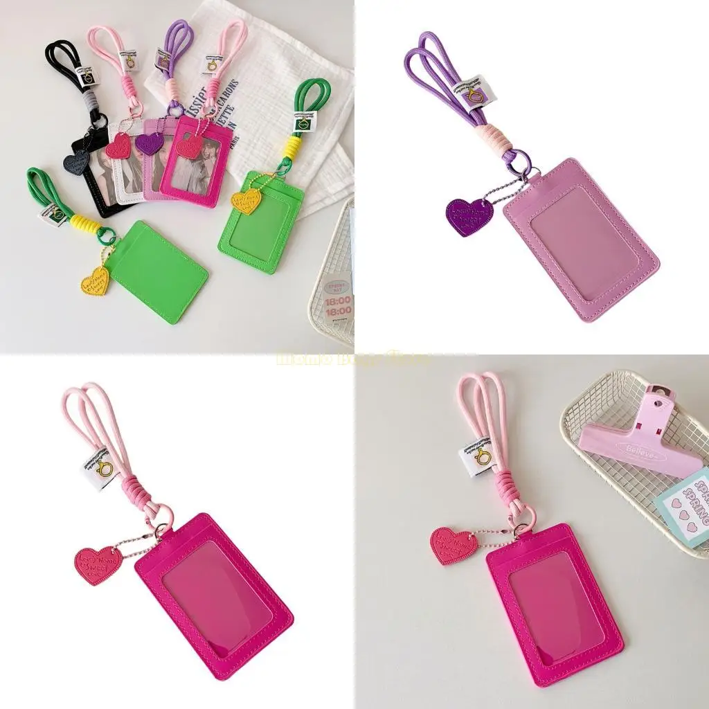 

X90D Candy Color Photocard держатели автобусные карты рукав с крышкой кредитной карты для ключей