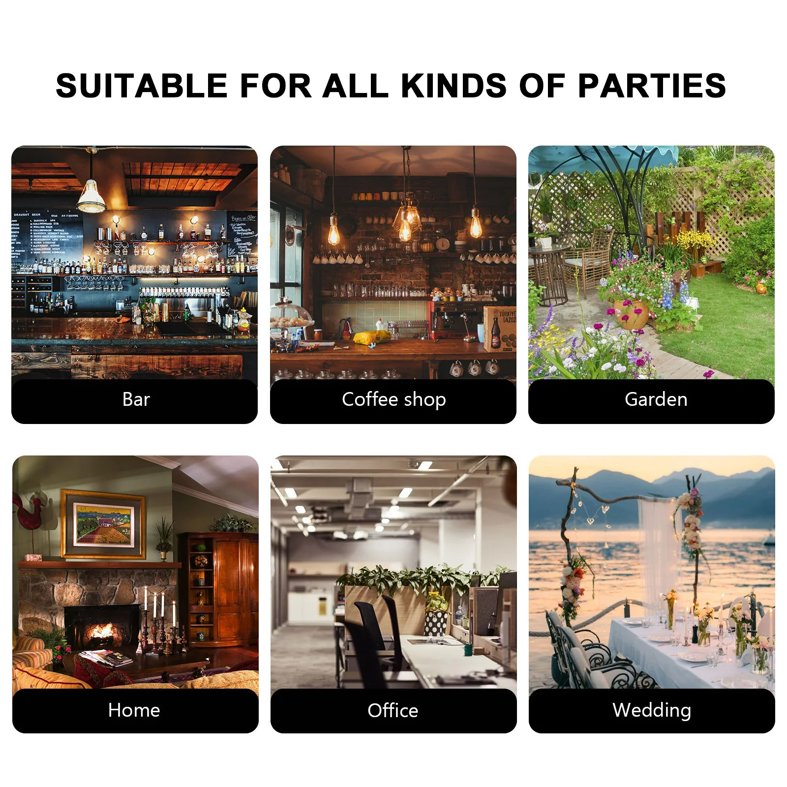 

3Pcs Unfinished Wood Cutouts Wood Frame Pendant DIY Handcraft Supplies Ideal for Christmas Birthday Wedding Party Decorations