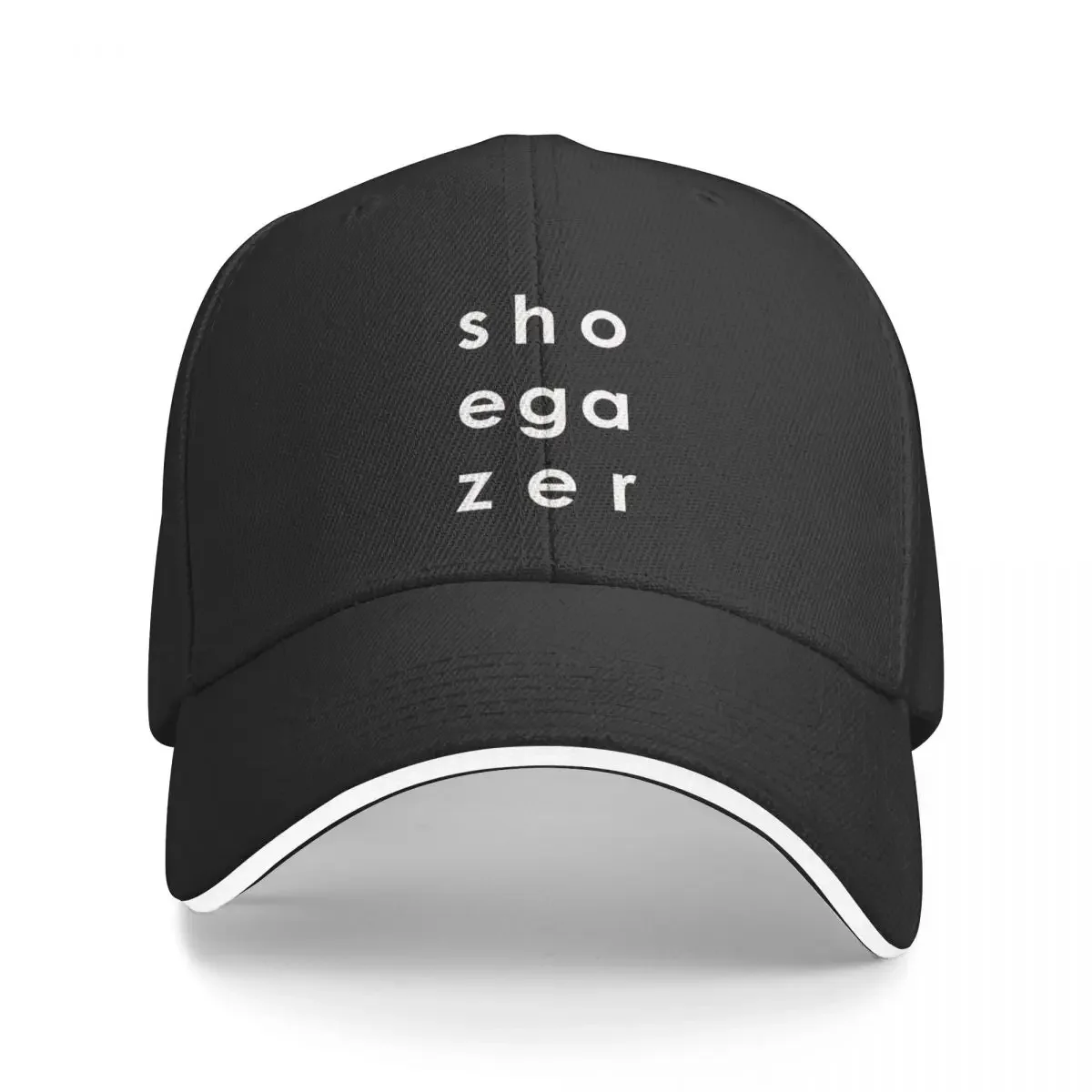 Shoegazer-Gorra de béisbol para hombre y mujer, gorro de camionero, de marca, Cosplay, Occidental, blanco y negro