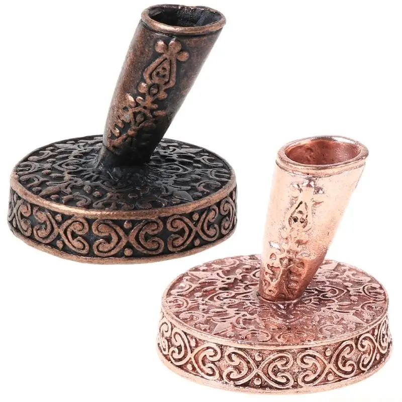 Retros Metal Round Dip Pen Holder Insertion Pens Organizers Accessory