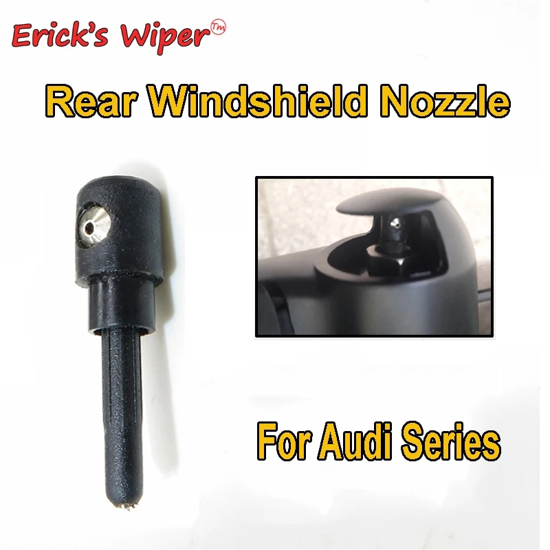 Erick's Wiper Rear Windscreen Washer Jet Nozzle Spray For Audi A3 A4 RS4 A6 RS6 1998 - 2003 Tailgate Window Push Sprayer Nozzles