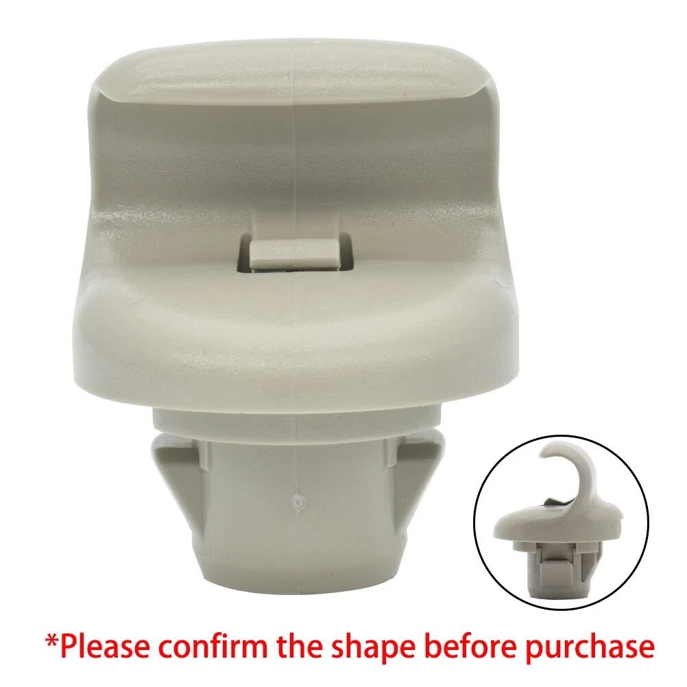 

2Pcs Sun Visor Clip Holder Bracket Gray Fastener For Nissan Qashqai J10 Juke F15 Tiida C12 UK Car Interior Accessories