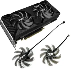 GA91S2U FDC10H12S9-C PALIT RTX 2060 DUAL GPU Fan,For PALIT GTX 1660、1660 SUPER、1660 Ti、RTX 2060、2070 DUAL Video card cooling fan