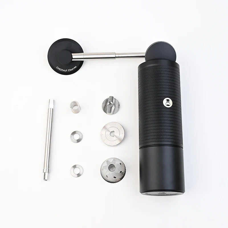TIMEMORE Chestnut C5ESP PRO Portable Manual Coffee Grinder Foldab Handle Design S2C 42mm Burr Inside Higher Grinding Efficiency