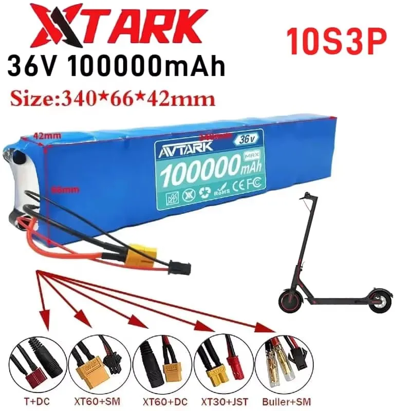 

100% новый оригинальный аккумулятор M365, 36 В, 30 Ач, Kick 10S3P 18650, аккумуляторный блок для скутера BMS