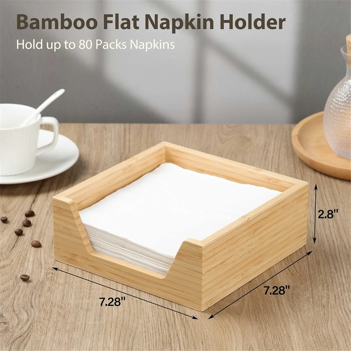 

X40A_Holder for Table,Cocktail Napkin Holder for 7 x 7 Inch Napkin,