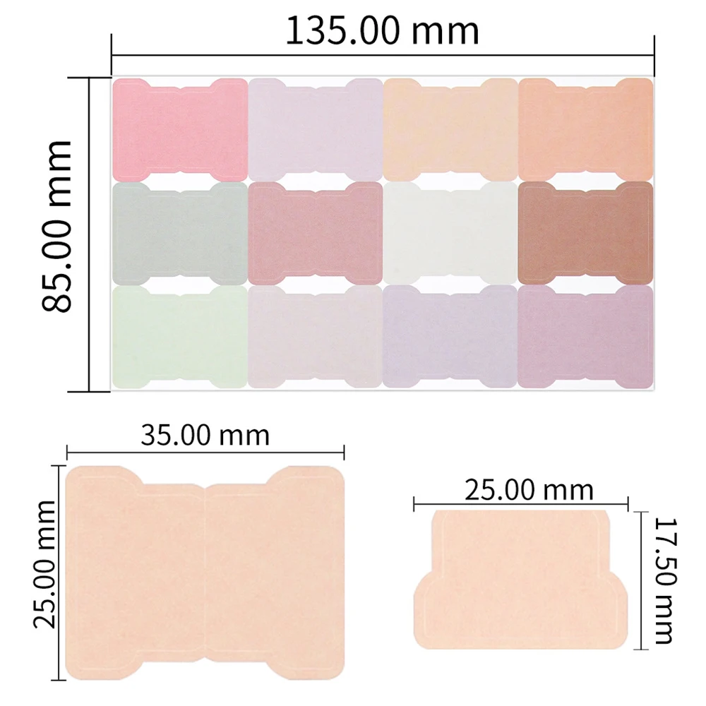 3 Sheets Index Sticky Notes Paper Tabs Planner Stickers Writable Annotation Flags Page Marker Supplies Stationery