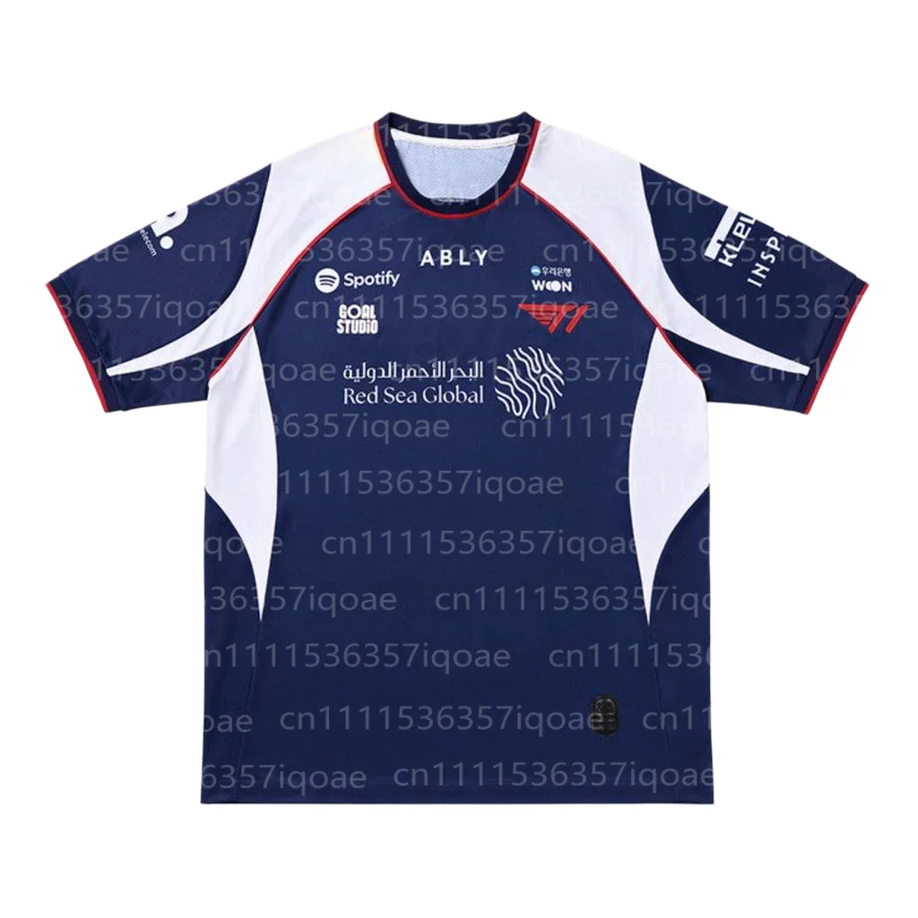 Футболка MSI New T1 Esports Club 2026 в стиле LCK LOLFaker для мужчин и женщин, с возможностью нанесения индивидуального имени