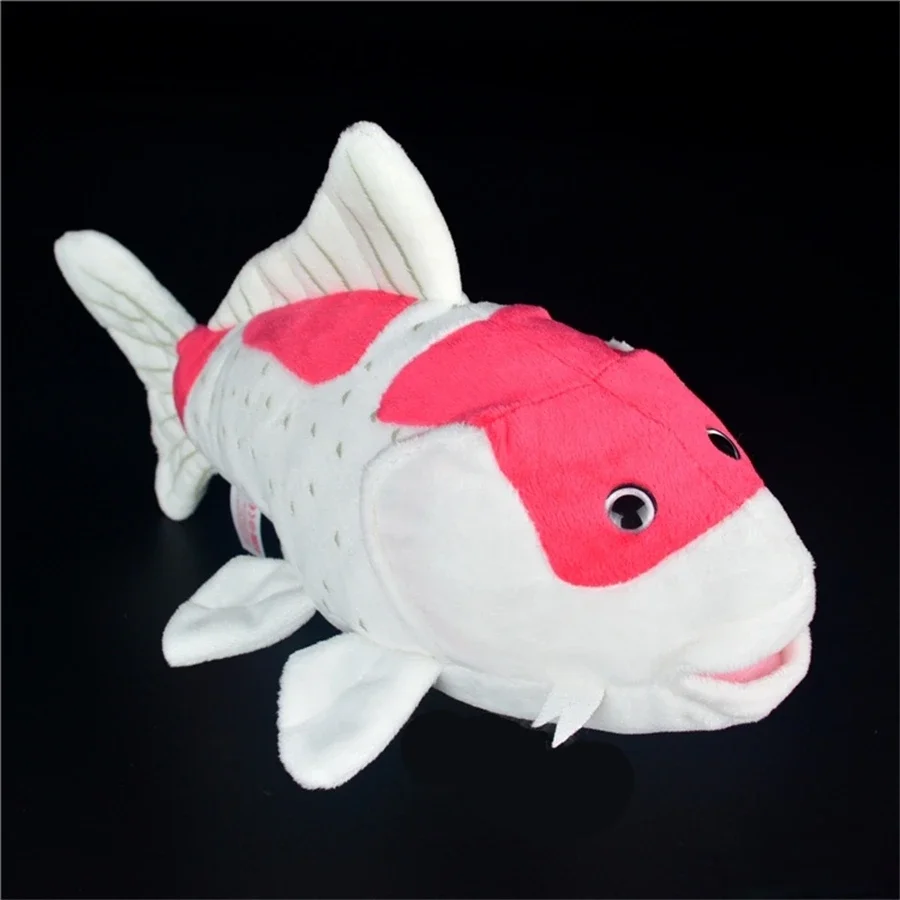 30cm Koi Fish High Fidelity Anime Cute Plushie Fancy Carp Plush Toys Lifelike Animals Simulation Stuffed Doll Kawai Toy For Kids