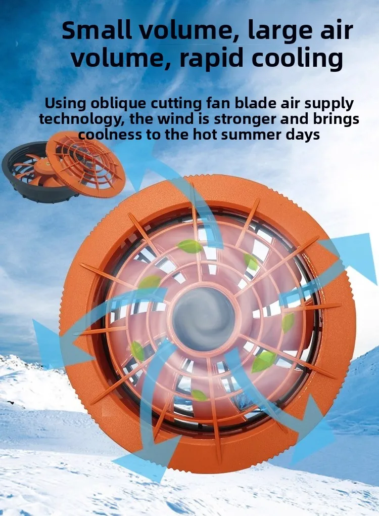 24V Outdoor Cooling Air Conditioner Work Clothes Summer High Speed Fan Construction Site Heat Resistant Workwear With Battery