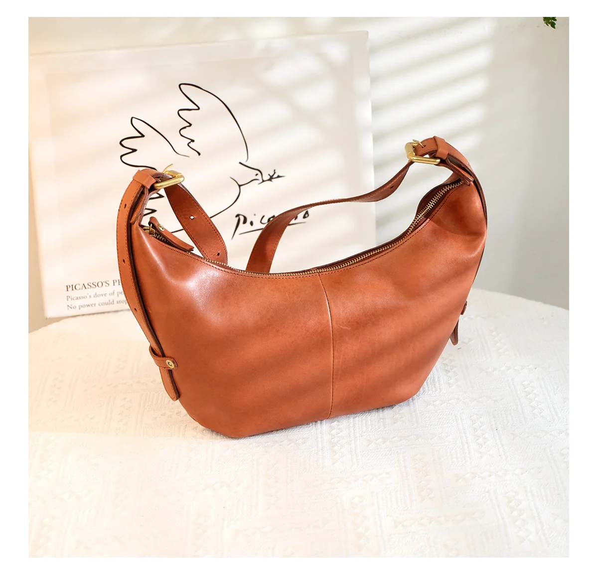 

fashion vintage luxury genuine leather women's crossbody bag organizers designer handmade real cow leather female shoulder bag