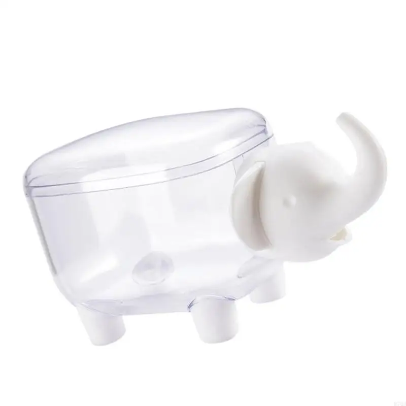 97QD Clear Clear Cotton Swab Container almacenamiento prueba polvo para suministros belleza Accesorios baño en