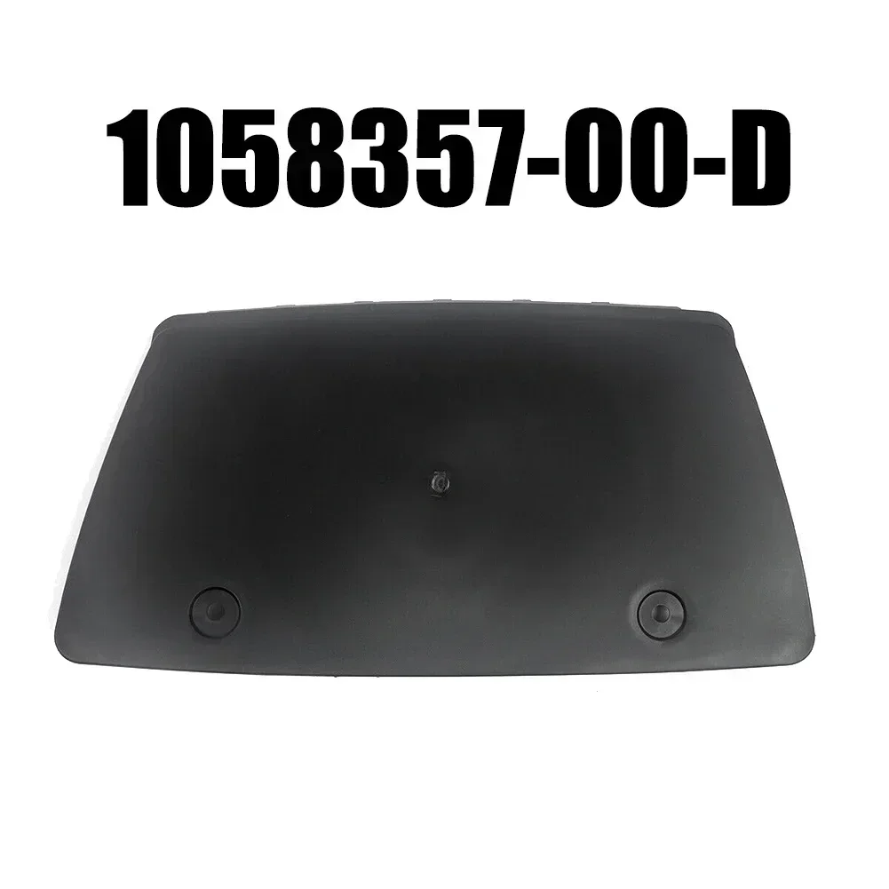 Unit Direct Fit 2016-21 Rear Bumper Diffuser Tow Hitch Cover Cap 1058357-00-D Plug And Play Rear Bumper Black Cap