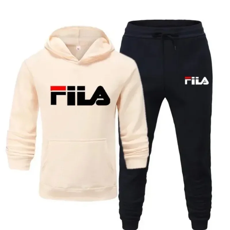 Classic Couple Hoodie 2‑Piece Tracksuit Set - view 2