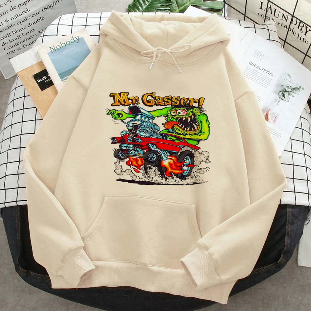 Rat Fink hoodies women funny Winter tracksuit women streetwear Hooded Shirt