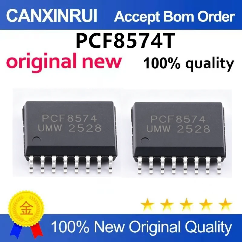 （5pcs-10pcs）Original genuine patch PCF8574T/3518 SOIC-16 8-bit I/O extender I2C IC chip