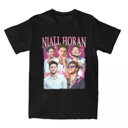 Vintage Niall Horan The Show Live On Concert 2024 T-Shirts for Men Crewneck Cotton T Shirts Short Sleeve Tee Shirt