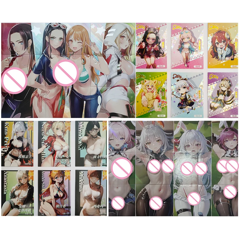 

Аниме История Богини QR SR карты Кафка Камисато Аяка Боа Хэнкок Коллекционные карты Рождественские подарки на день рождения Детские игрушки