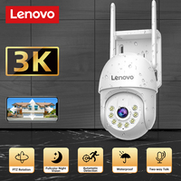 Lenovo 3K WIFI IP Surveillance Camera HD Color Night Vision Auto Tracking 5X Digital Zoom PTZ Outdoors Video Security Monitor