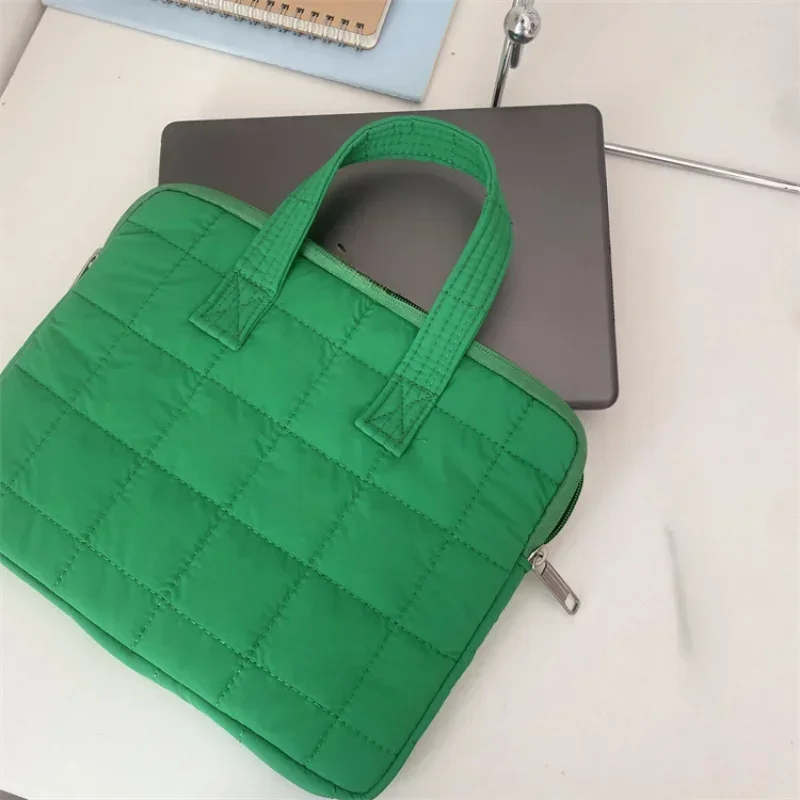 Ins Green Laptop Sleeve Bag 11 13 14 15 15.6 Inch Notebook Pouch for Macbook Air HP Dell Acer Computer Briefcase