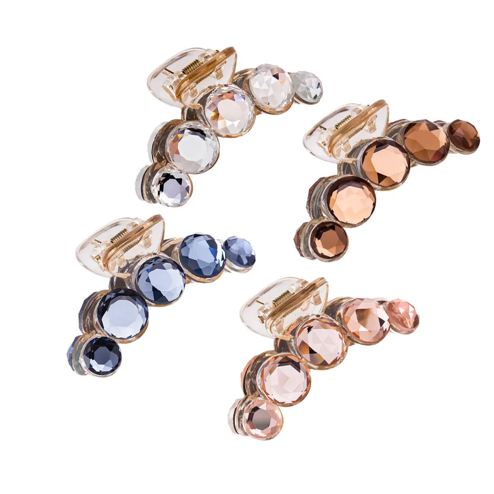 

Набор из 4 хрустальных заколок для волос: стильные, удобные в использовании, идеальный аксессуар для женщин и девушек, идеальный подарок на День рождения или Рождество