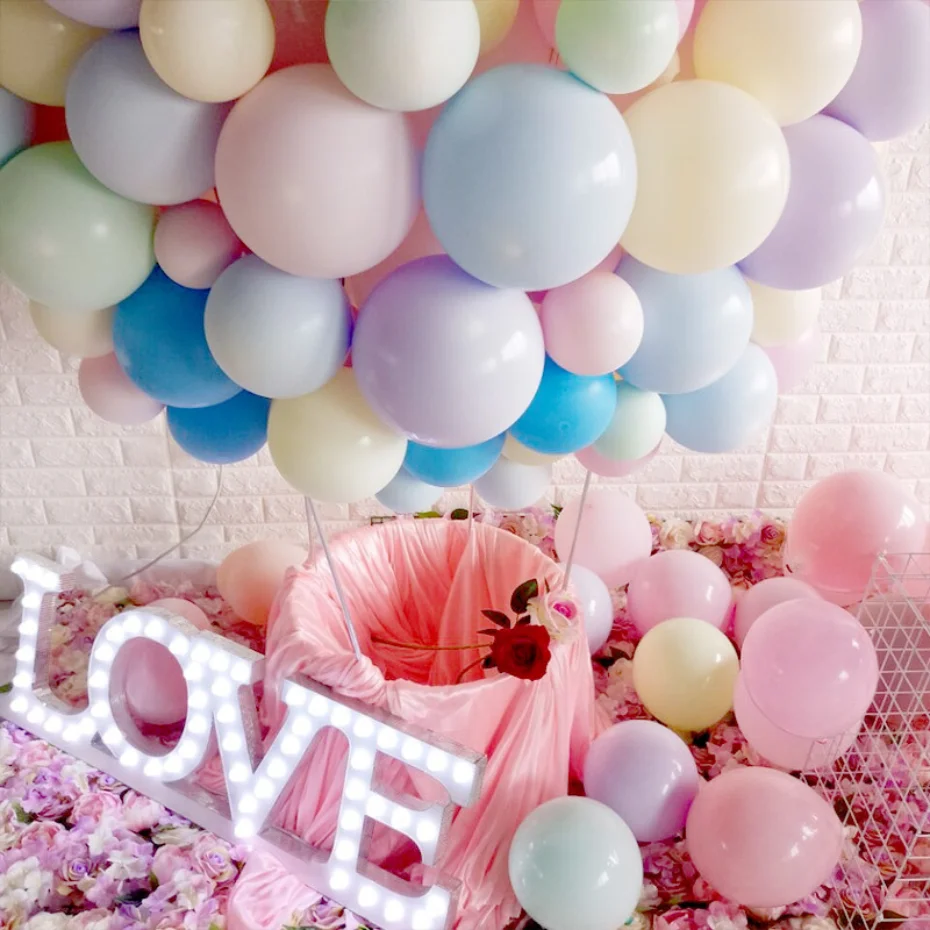 10/20/30Pcs Latex Balloons Pastel Candy Wedding Party Birthday Decoration Balloons Baby Shower Decor Air Globos