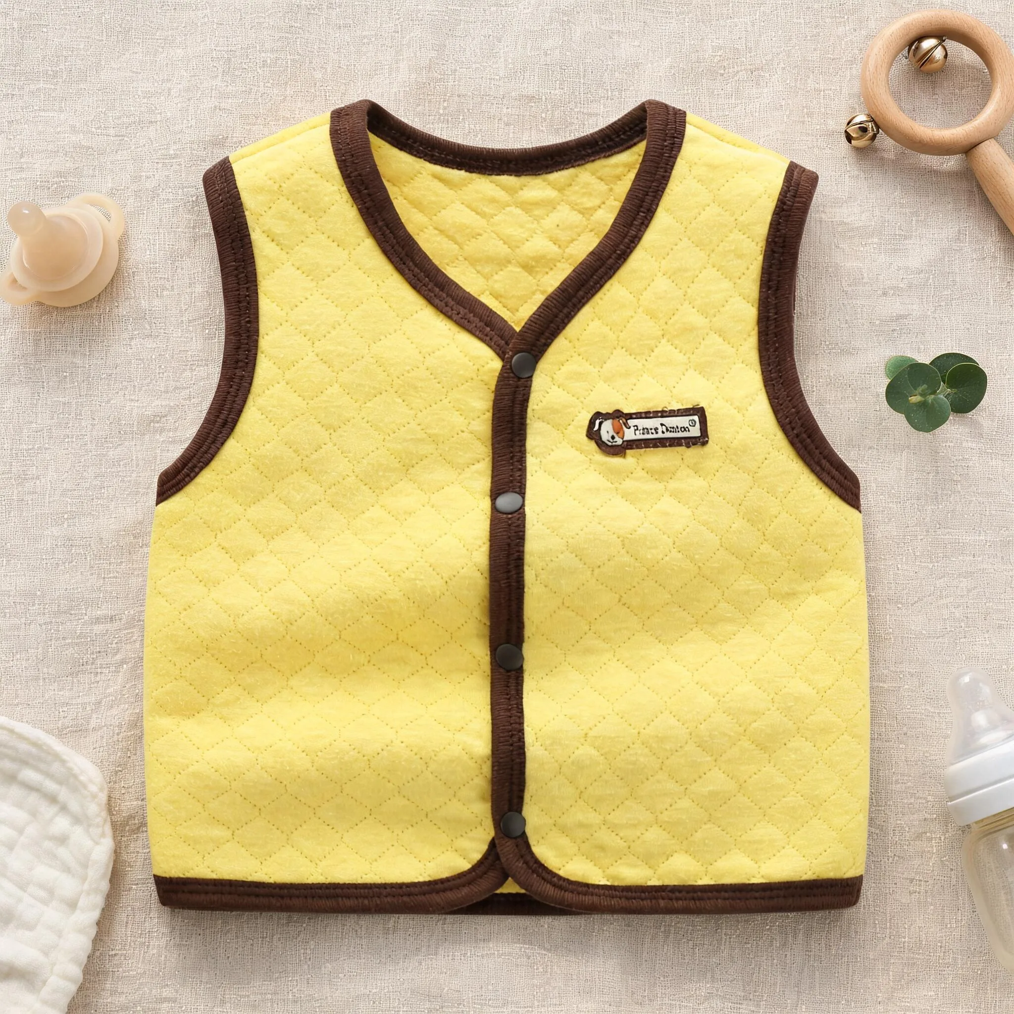 Baby weste aus reiner Baumwolle, Oberbekleidung für Frühling und Herbst, Kinder weste, Mädchen und Jungen, Typ a – Detail 5