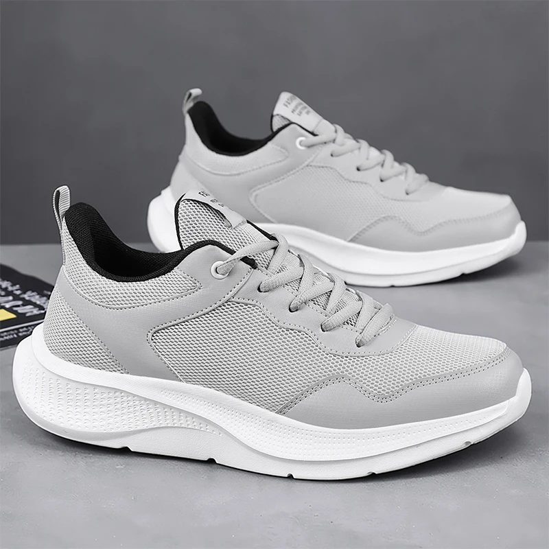 Shoes for Men Sneakers Comfortable Lightweight Fitness Trainer Breathable Walking Sneaker Men’s Elasticity Running Shoe