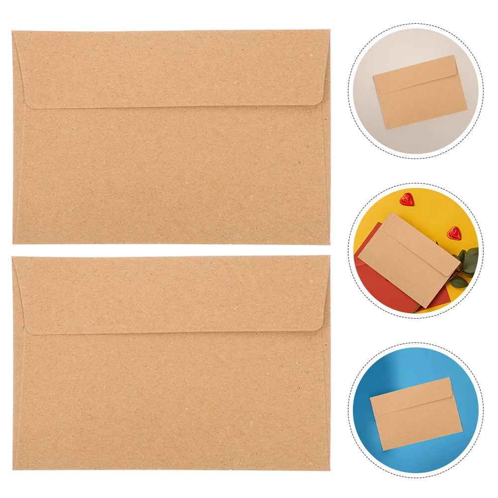 30PCS Envelopes for Invitation A4 Kraft Paper Wedding Envelopes Greeting Present Card Envelopes for Holiday Postcard Announcemen