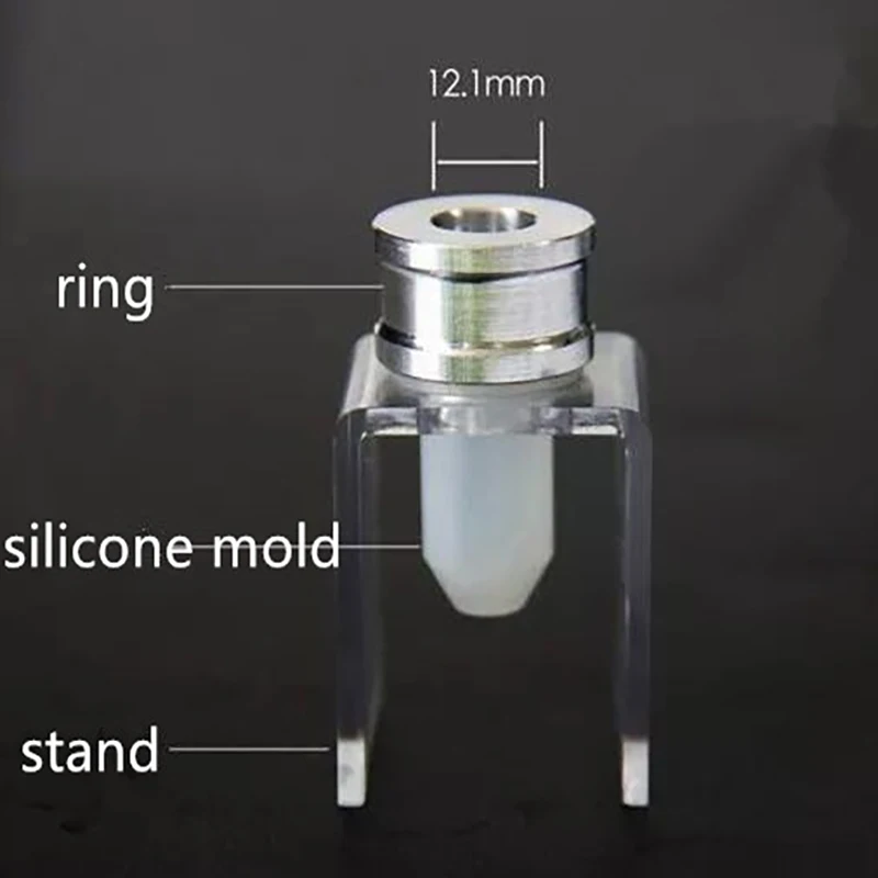 12.1mm Handmade Lipstick DIY Mould Makeup Cosmetics Lipstick Mould Silicone Mold Making Tool Set Silicone Lipstick Making Mould