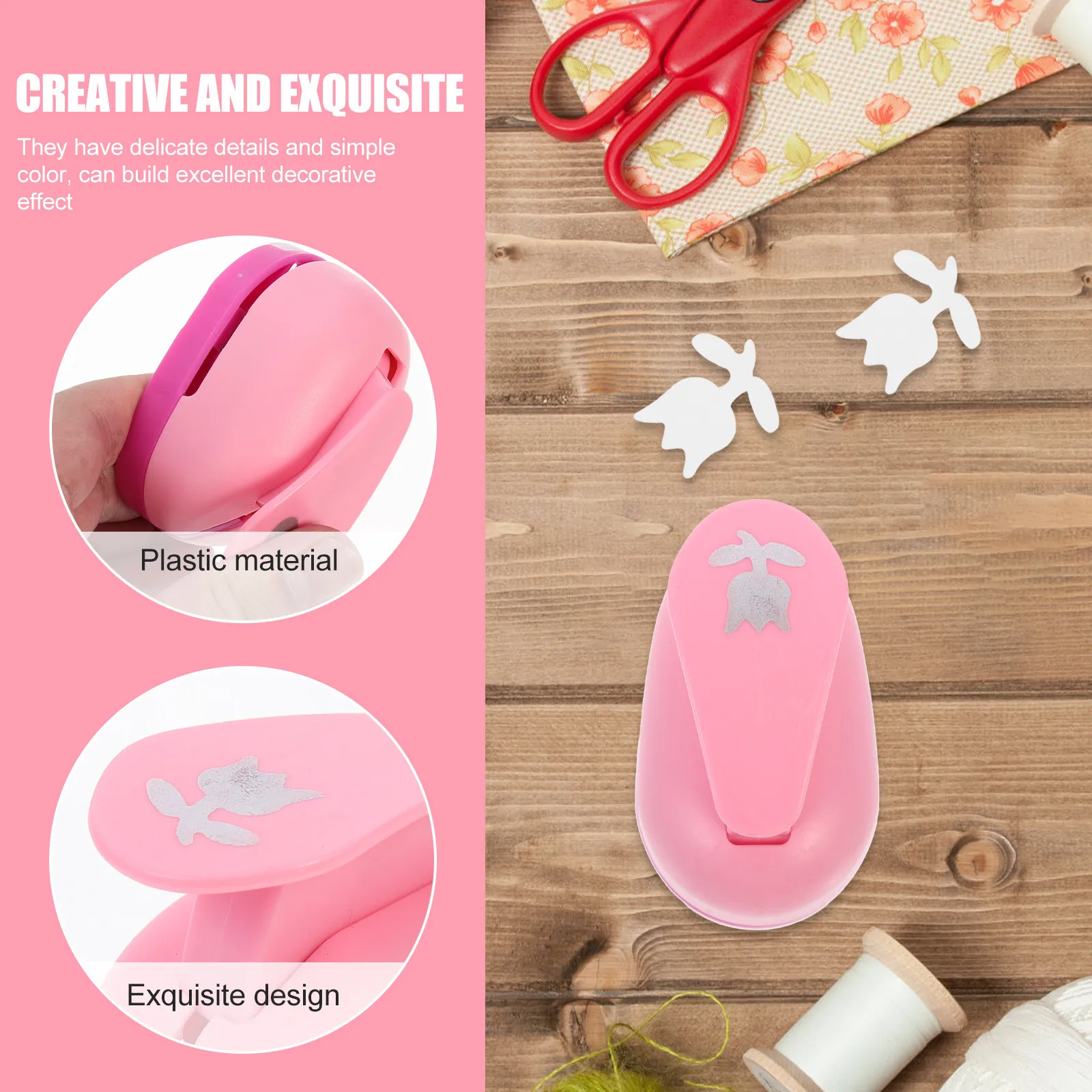 Versatile Craft Paper Punch for Scrapbook DIY Paper Crafting Card Making Journal Decoration Photo Album Envelope Diary Label Tag