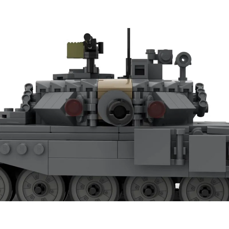 Classic Military World War II Russian T90 Main Battle Tank Soldier Carrier Tracked Armored Vehicle Assembled Building Blocks Toy