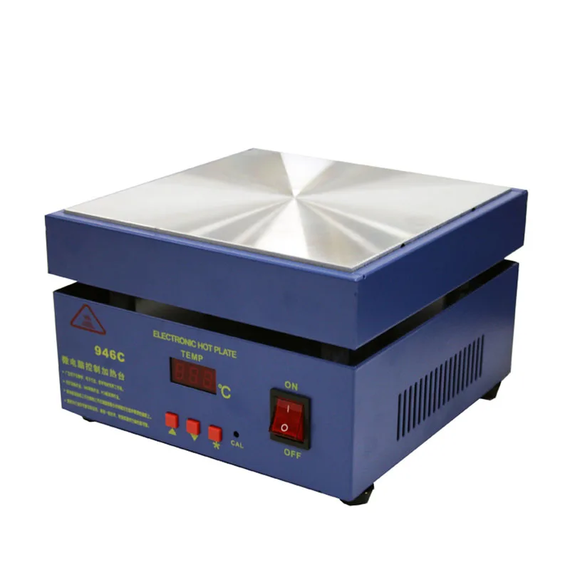 110V/220V Aluminum Substrate Heating LED Preheating 946C Electric Heating Plate 200x200mm for PCB SMD Lamp Bead Welding XA